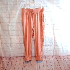 ANewDay Womans  Peach Cotton‎ JoggerStyle Cotton Pants XL